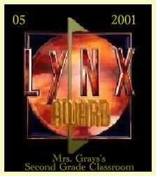 lynx with orange globe