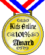 gold medal on ribbon