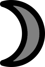 gray crescent