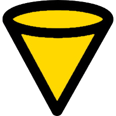 yellow cone