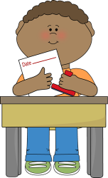 boy and letter