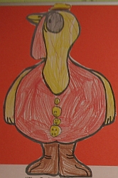 turkey scarecrow