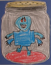 monster in a jar