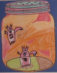 monster in a
                                    jar