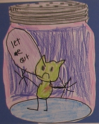 monster in a jar